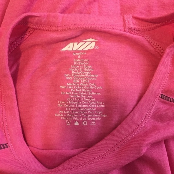 Avia Active wear Tees in pink Size Small - Picture 5 of 5
